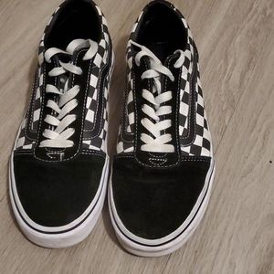 Mens checkerboard vans size 7.5